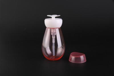 China Non Spill Nail Varnish Remover Pump Bottle For Liquid Cleaning 150ml PET Bottle for sale