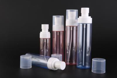 China Botellas cosméticas plásticas del espray del ANIMAL DOMÉSTICO/impresión o etiquetado de encargo de la botella del espray de la bomba en venta
