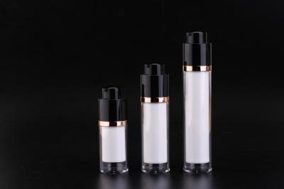 China UKMS14 15ml-30ml-50ml Round Rotating lift type airless bottle,  acrylic airess bottle for Men cosmetics for sale