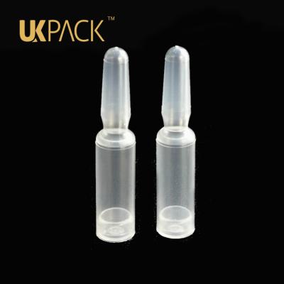 China Plastic Mini Cosmetic Containers Ampoule 1.5ml Ampoule Bottle For Essence for sale