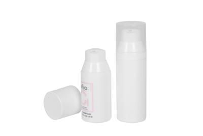 China Plastic PP Travel Bottles 30ml 50ml 75ml 100ml Customized Color Airless Bottle for Skin Care Cream / Lotion UKA08 for sale