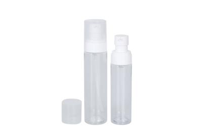 China Transparent Plastic 45ml Empty Lotion Bottles With Pump for sale
