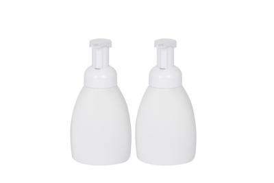 China Oval 250ml PET Foamer Pump Bottle Facial Cleansing Soap Foaming Bottle for sale