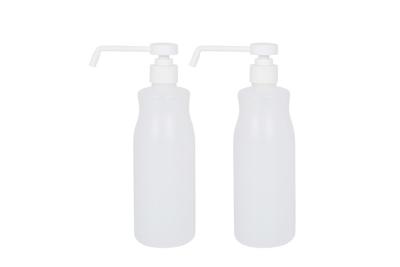 China 1.6cc Dosage Hdpe Hand Sanitizer Pump Bottle With Long Nozzle Pump for sale