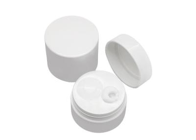 China Weißes pp. 30g 50g luftloses kosmetisches Vakuumverpacken Pumpen-Cremetiegel-Od-64mm zu verkaufen