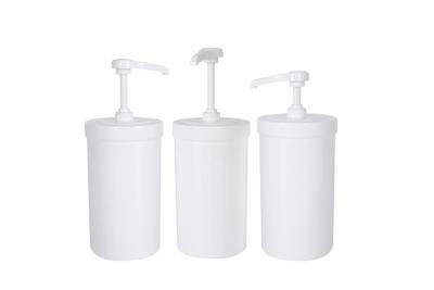 China Condiment 1000ml Container Syrup Pump Dispenser For Beverage for sale