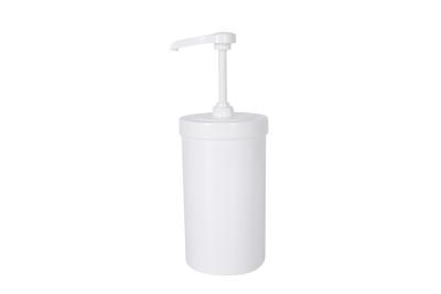 China Beverage Container 1000ml Plastic Dispenser Pump With 5/8/10cc for sale