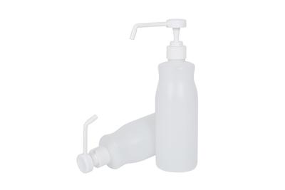 China Botella blanca de la bomba del desinfectante 500ml de la mano del HDPE de Od68mm en venta