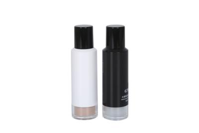 China Cylinder 30ml Acrylic Makeup Liquid Foundation Bottle For Concealer for sale