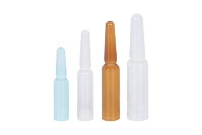 China Skin Care Essence Easy Open End Ampoule Bottle 1.5 / 2 / 3 / 5ml Plastic Colorful for sale