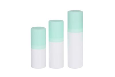 China Airless Plastic PP Travel Bottle Set Lotion Cosmetic Packaging 5 / 10 / 15ml for sale