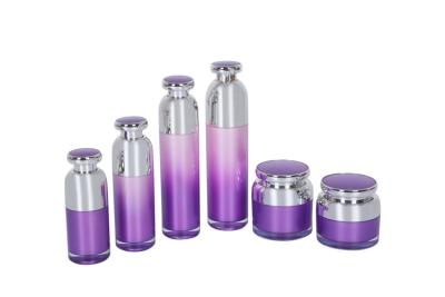 China Beauty Moisturizing Nourishing Skincare Set 15/30/50ml Acrylic Spray Bottle 30g/50g Cream Jar Travel Set for sale
