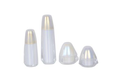 China Set of 4pcs White Acrylic Lotion/Essence Bottle Face Cream Hand Cream Jar 30-50ml Personal Care Set for sale