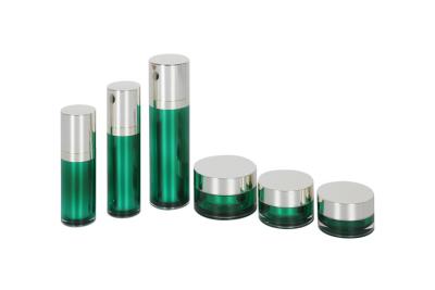 Chine Cosmetic Serum Pump Bottle Packaging 30g Acrylic Face Cream Jar Daily Skincare à vendre