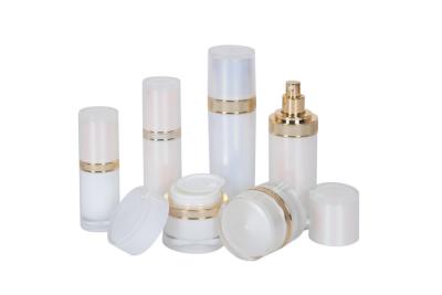 China 30 / 50g Acrylic Face Cream Jar 120ml Plastic Lotion Bottle Skincare Set en venta