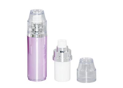 China Double Ended ABS Airless Pump Bottles For BB Cream Essence 15ML en venta