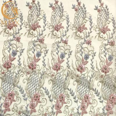 Chine Tissu à la mode Mesh Embroidery By The Yard de dentelle d'Applique à vendre