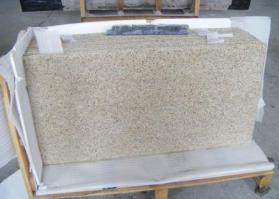 China Rustic Yellow Colored Granite Stone Slab Countertop For Kitchen Showroom for sale