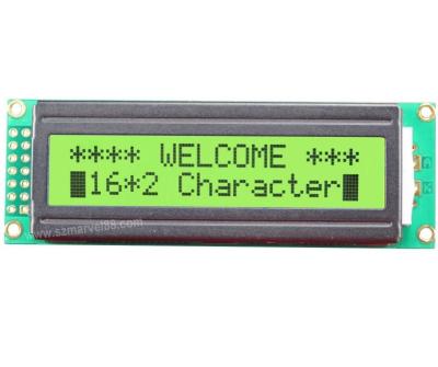 China M1602H-Y5,16x2 Character Dot-matrix LCM, 1602LCM,STN(Y-G), transflective/positive, SPLC780 for sale