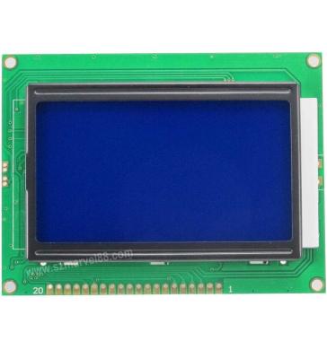China M12864B-B5, 12864 Graphics LCD Module, 128 x 64 dot-matrix Display, STN Blue, transmissive for sale