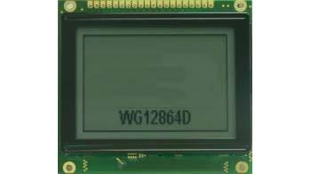 China WG12864D=M12864-10-B5: STN LCD (Blue),White backlight(side),transmissive/negative,VDD 5V for sale