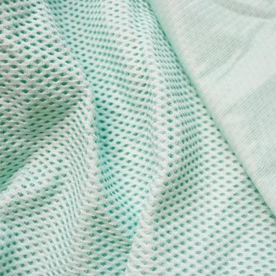 China 400GSM Air Mesh Material 2mm Nylon Polyester Mesh Fabric 57in To 58in for sale