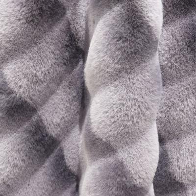 China Soft Stylish Luxury Warm Blanket Printted Polyester Fake Fur Throw Blanket for sale