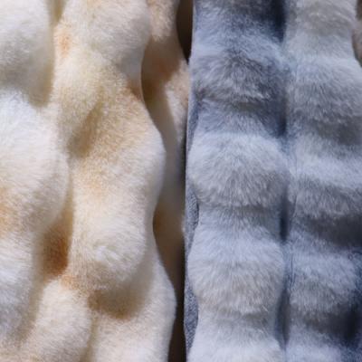 China Soft Animal Friendly Heated Fur Throw Hypoallergenic Washable Faux Fur Throw for sale