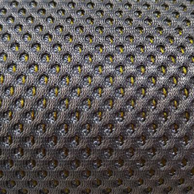 China 100% Polyester 3D Spacer Mesh 390 - 460GSM Moisture Absorbent Knitted Mesh Fabric for sale