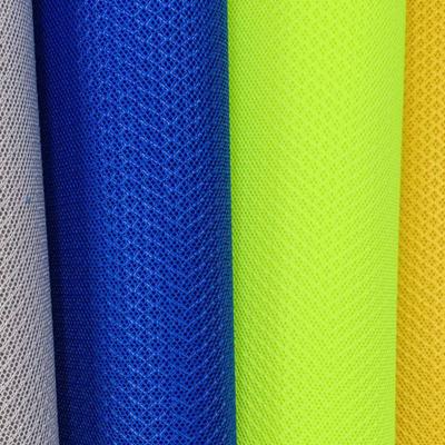 China 320GSM Lightweight 3D Mesh Fabric Breathable Polyester Air Mesh Fabric 58IN for sale
