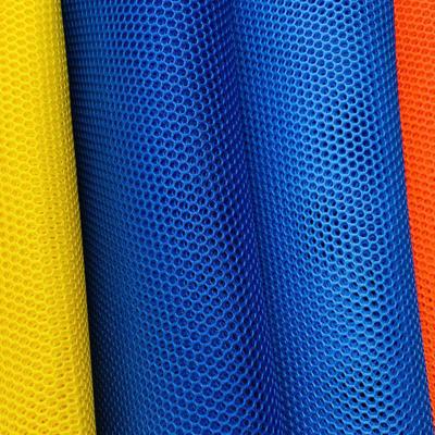 China 100 Percent Polyester Spacer Mesh Fabric Lightweight Polyester Mesh Fabric 230gsm for sale