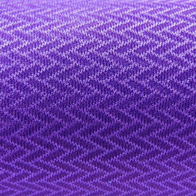 China Flat Jacquard Airmesh Fabric Breathable Mesh Fabric Tear Resistant Stretchable 320GSM for sale