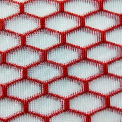 Chine Airmesh 100% Polyester Tissu en treillis 3D respirant Tissu en treillis d'espace à vendre