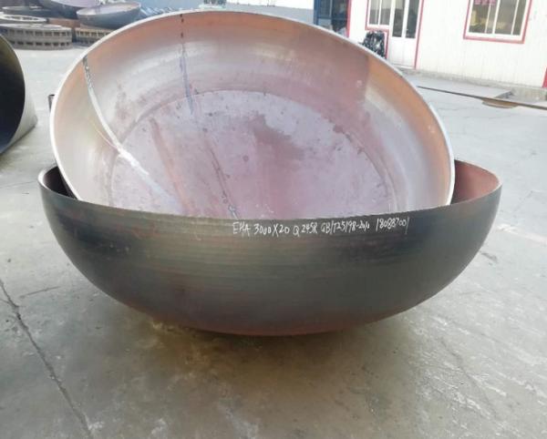 Quality Pressure Vessel Spherical Crown Head Steel Large Diameter Elliptical Heads for sale