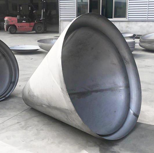 Quality 25mm Conical Tank Heads Dual Phase Steel Pipe Cap High Strength for sale