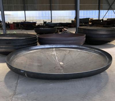 China Cubierta torisférica de acero inoxidable Dimensiones del cabezal de la placa Código del recipiente a presión en venta