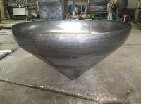 Quality Carbon Steel Conical Head 6mm - 200mm Outer Diameter Flat Bottom Head for sale