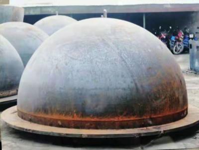 China Vessel Hemispherical Tank Heads Industrial Welding Dished Tank Heads for sale