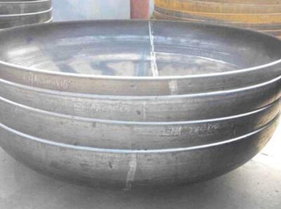 China Overlay Clad Flat Dished Head Mild Steel Dished End Customized for sale