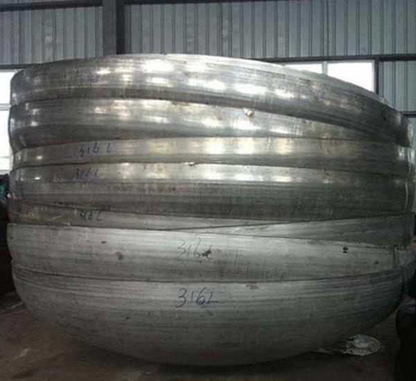 Quality Pressure Vessel Stainless Steel Dished Heads Polishing Spherical Stamping Head for sale