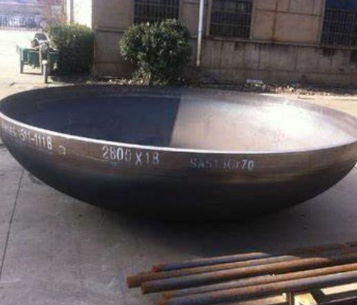 Quality Storage Tank Carbon Steel Dished Heads Ends 500mm Diameter 10mm Thickness for sale