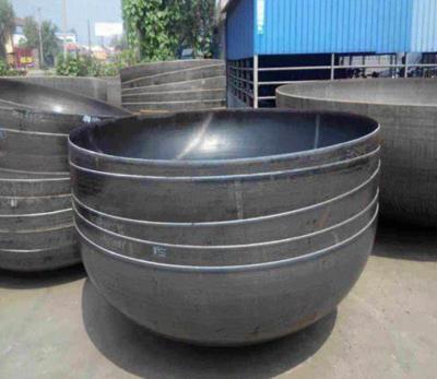 China industry Coating Carbon Steel Dished Heads Flat Bottom Custom Tank Heads for sale