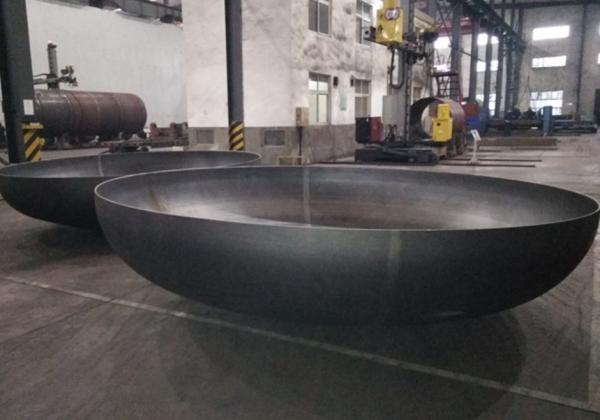 Quality Q345R Carbon Steel Hemispherical Head 1000mm Diameter Elliptical Heads for sale