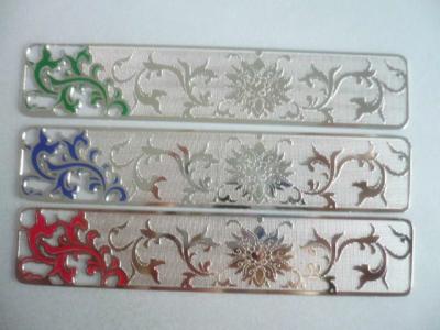 China book mark clips, photo etched book marks, stainless steel bookmarks, brass book marks for sale