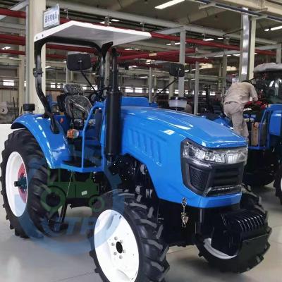 China 75HP Mini Agricultural Farm Tractors 4 Wheel Drive 2860 KGS for sale