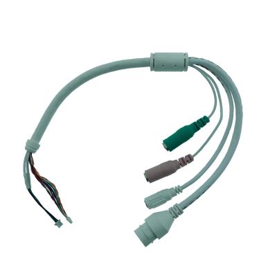 China MX1.25 10 Pin Rj45 Mother IP Camera Cable Wire Harness Waterproof 002 for sale