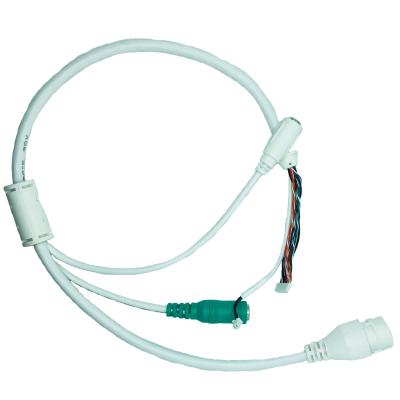 China Câmara IP Câmara de vigilância de vídeo Cable Cabling Harness RJ45 DC5.5 * 2.1 3.5St Com conector 004 à venda