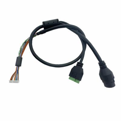China Ip Camera Ethernet Cable RJ45 Master Electric Wire Harness Cable Assembly MX1.25-14PIN 025 for sale