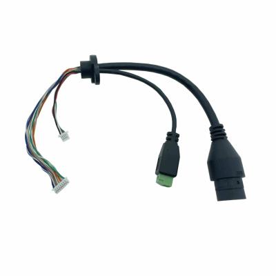 China Wire Harness RJ45 Base Custom Wire Harness Assembly For IP Camera MX1.25-8PIN 026 for sale