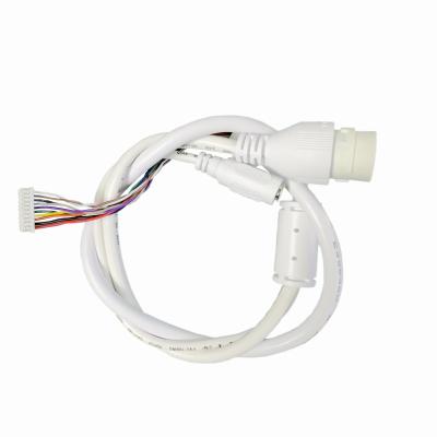 China Multi Function Poe IP Camera Cable 500mm Signal Power Cable Rj45 MX1.25-10 PIN 028 for sale